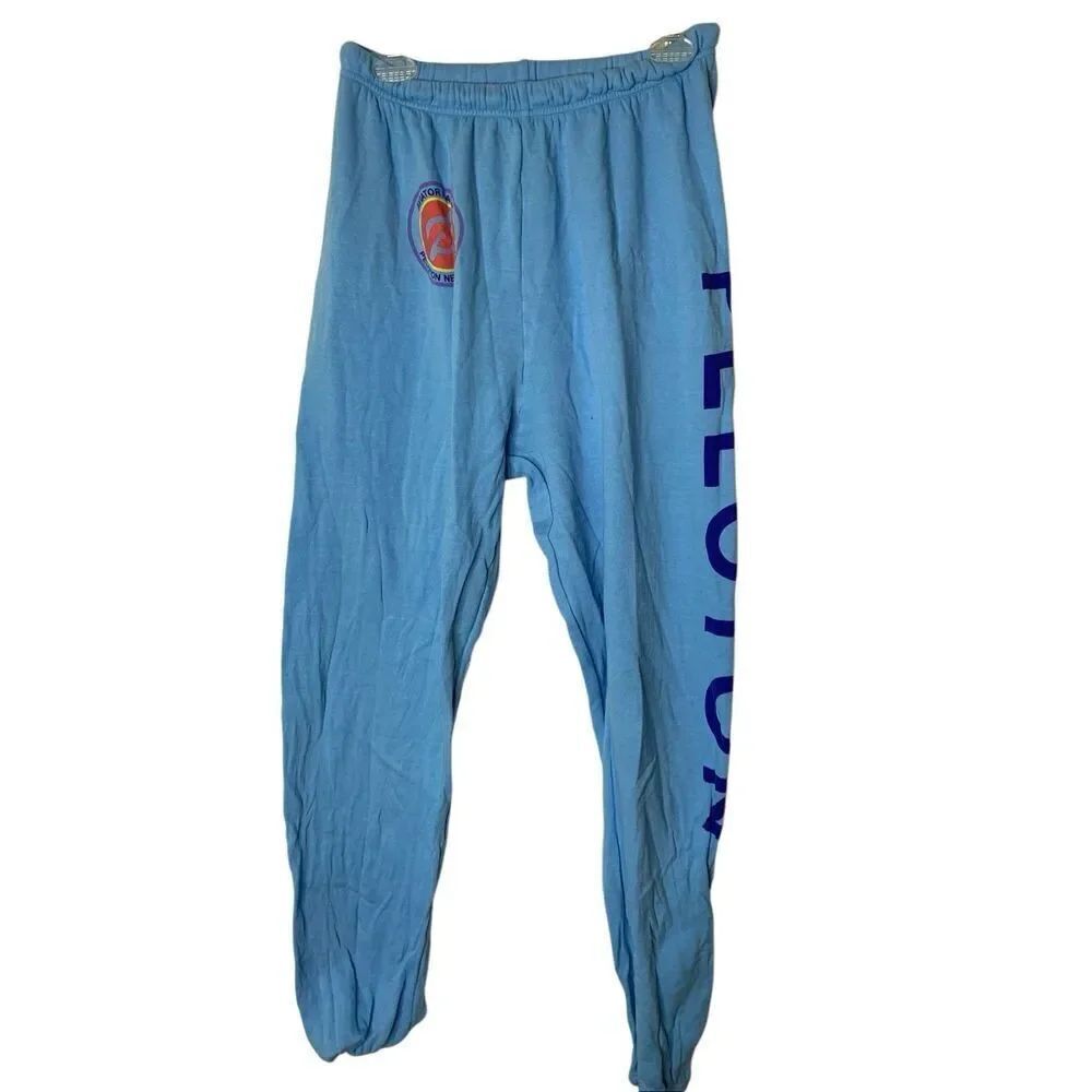 Aviator Nation Peloton New York sweatpants blue women's size XL